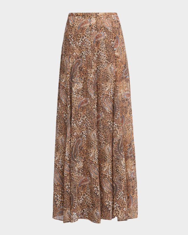 Valencia Leopard Patricia Maxi Skirt